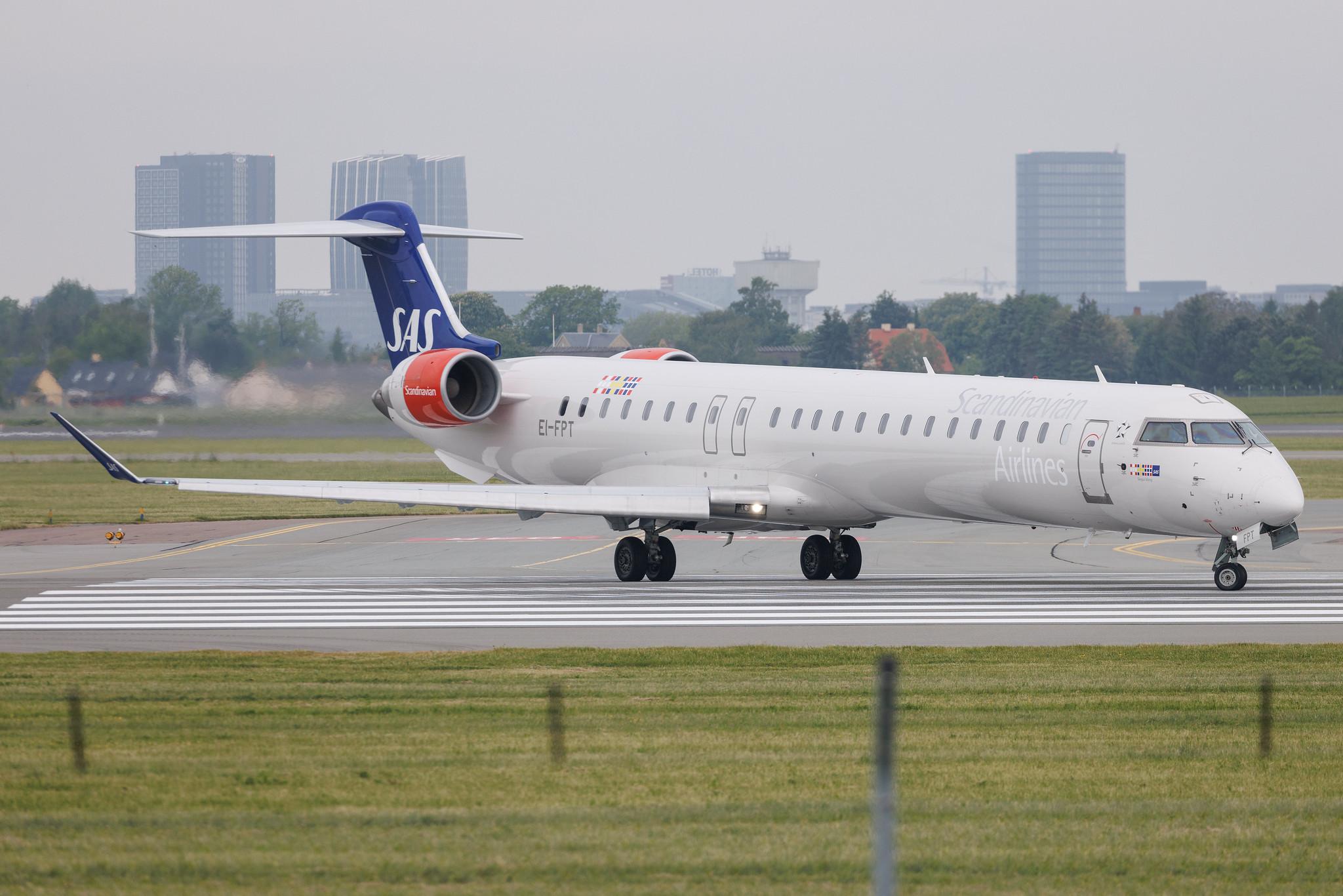Copenhagen Airport: SAS (SK / SAS) | Operator: Cityjet | Mitsubishi CRJ-900LR CRJ9 | EI-FPT | MSN 15438