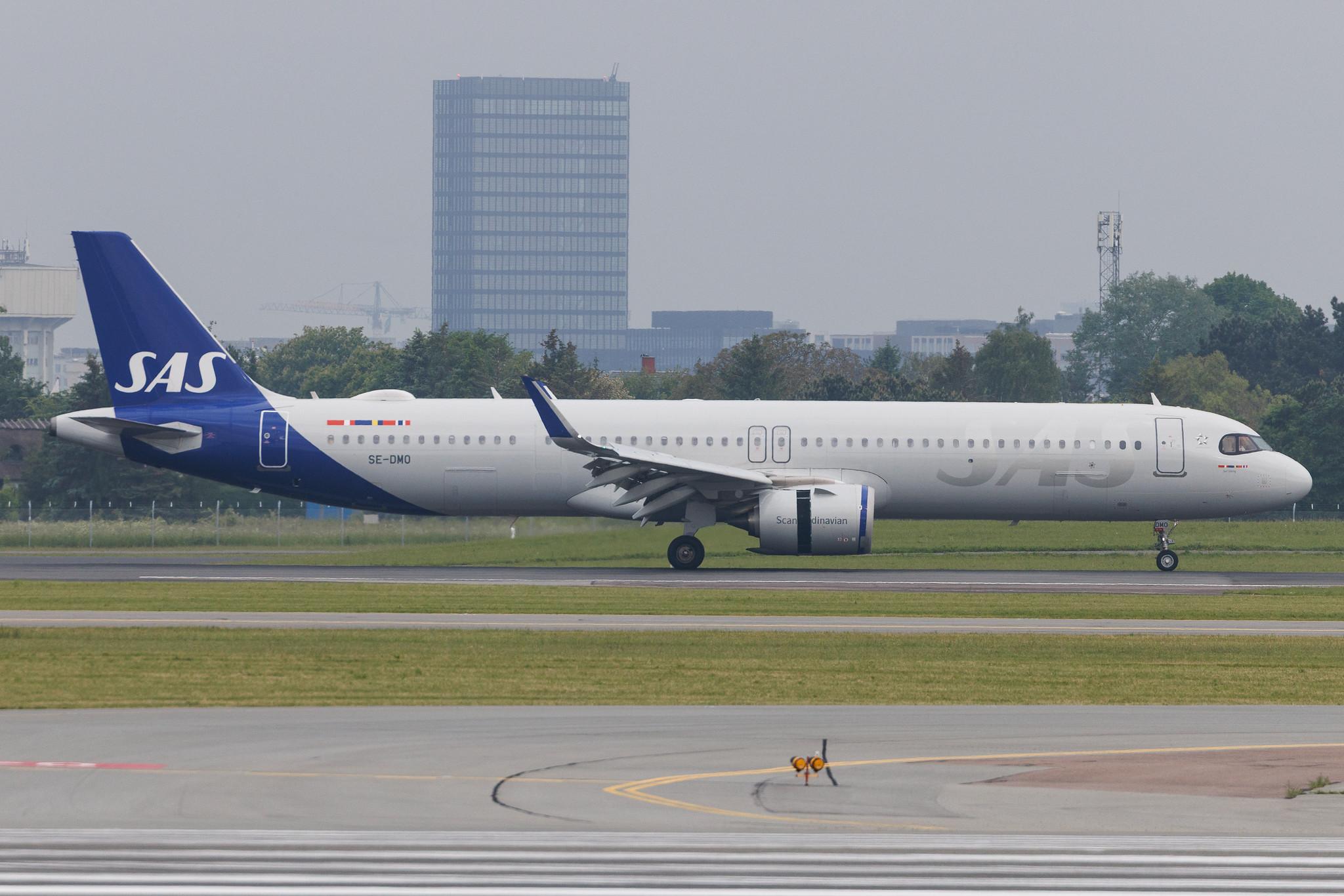 Copenhagen Airport: SAS (SK / SAS) | Airbus A321-253NX(LR) A21N | SE-DMO | MSN 09541