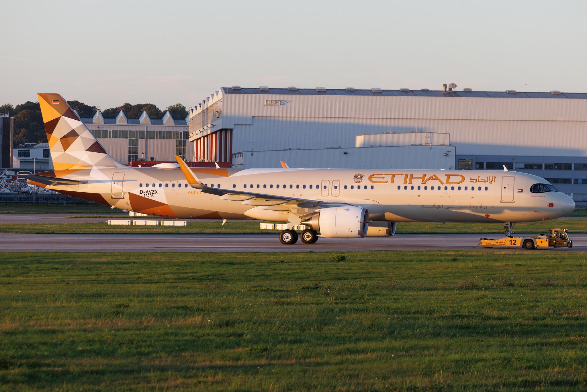 Hamburg Finkenwerder: Etihad Airways (EY / ETD) | Airbus A321-251NX A21N | D-AVZX | A6-LRM | MSN 13206