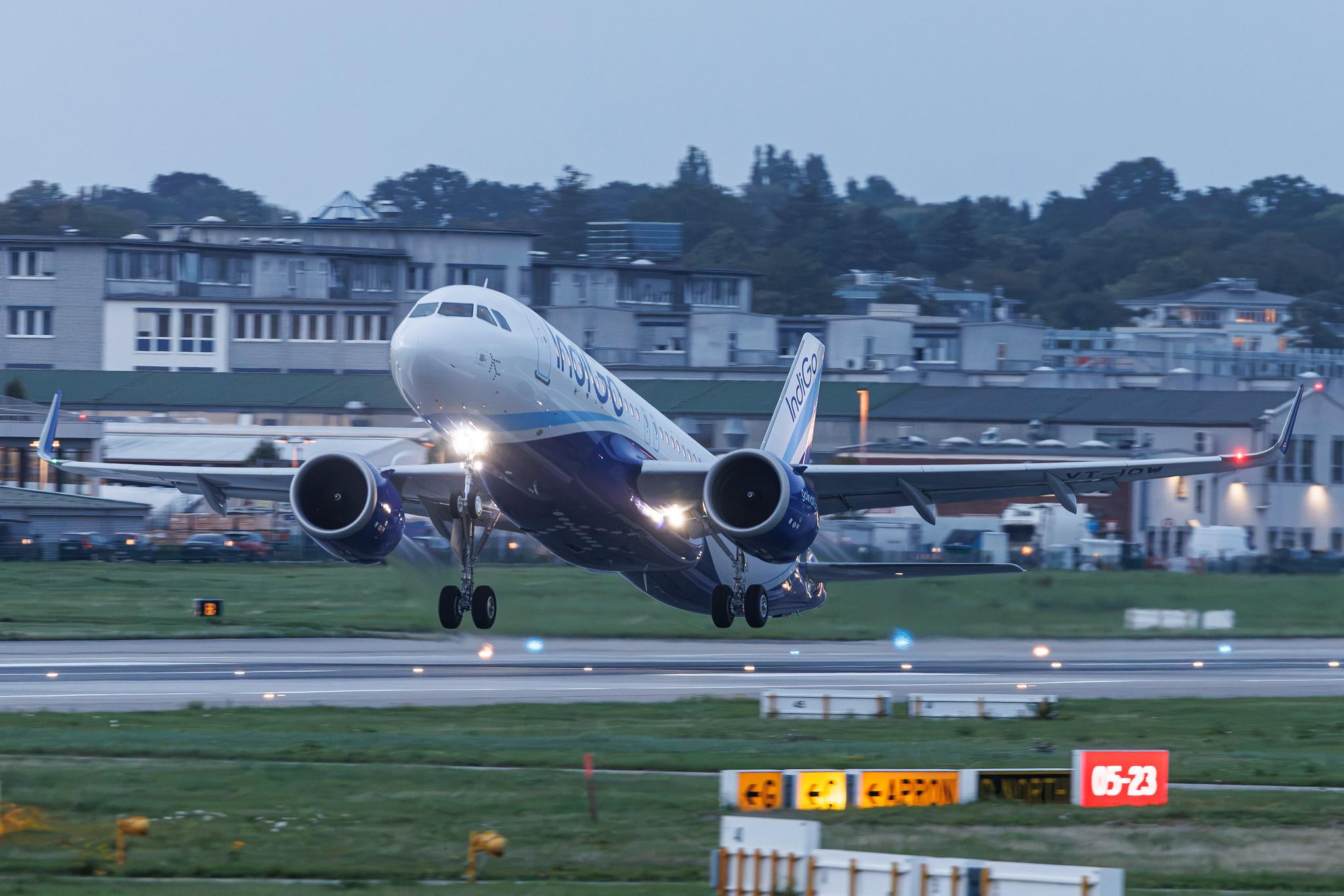 Hamburg Finkenwerder: IndiGo (6E / IGO) | Airbus A320-251N A20N | VT-IOW | MSN 13461