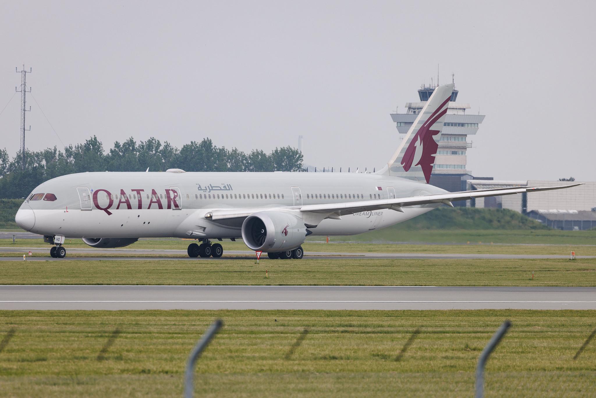 Copenhagen Airport: Qatar Airways (QR / QTR) | Boeing 787-9 Dreamliner B789 | A7-BHO | MSN 64223