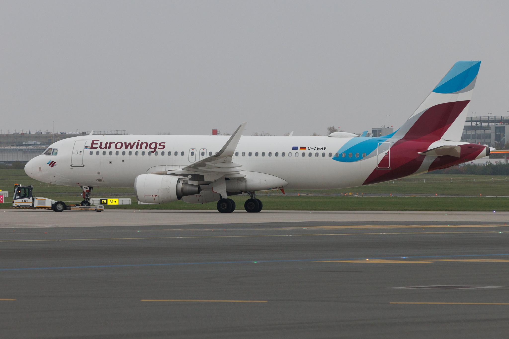 Hamburg Airport: Eurowings (EW / EWG) | Airbus A320-214 A320 | D-AEWV | MSN 7545