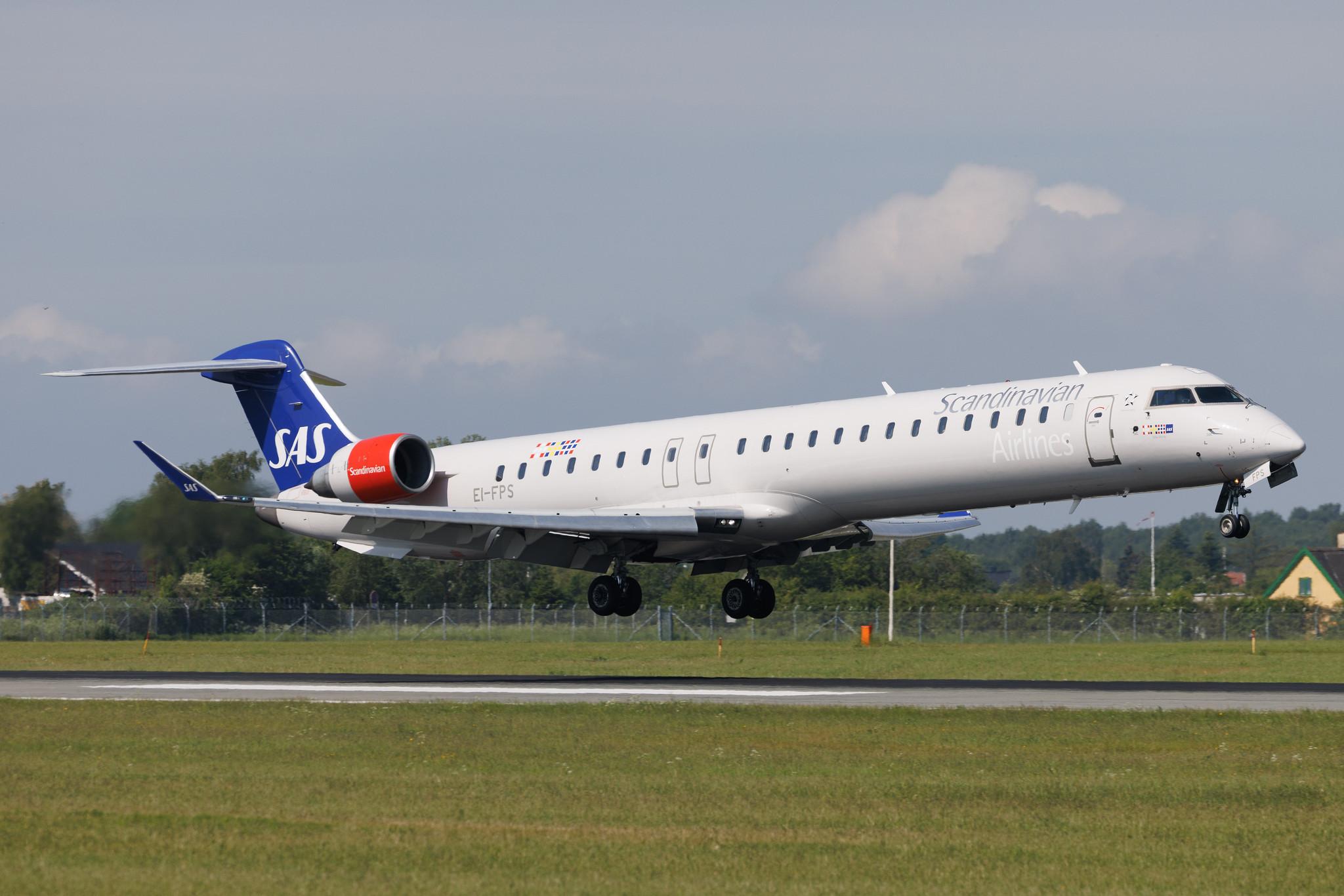 Copenhagen Airport: SAS (SK / SAS) | Operator: Cityjet | Mitsubishi CRJ-900LR CRJ9 | EI-FPS | MSN 15437