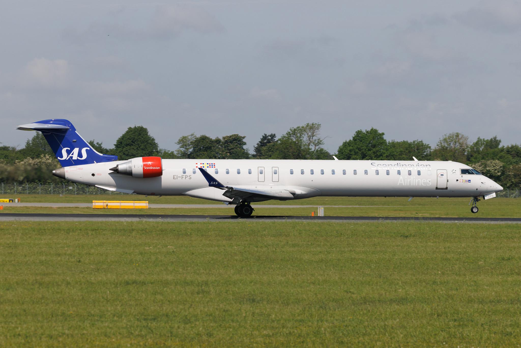 Copenhagen Airport: SAS (SK / SAS) | Operator: Cityjet | Mitsubishi CRJ-900LR CRJ9 | EI-FPS | MSN 15437