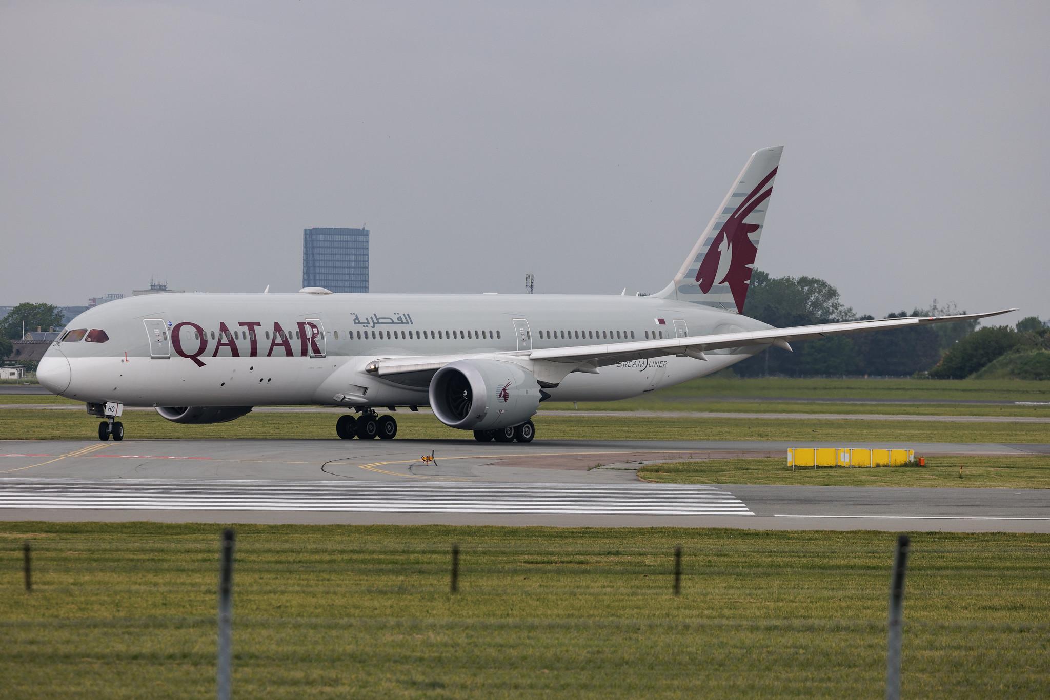 Copenhagen Airport: Qatar Airways (QR / QTR) | Boeing 787-9 Dreamliner B789 | A7-BHO | MSN 64223