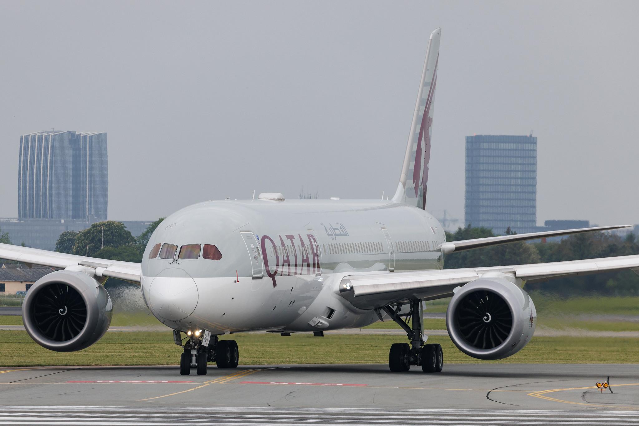 Copenhagen Airport: Qatar Airways (QR / QTR) | Boeing 787-9 Dreamliner B789 | A7-BHO | MSN 64223