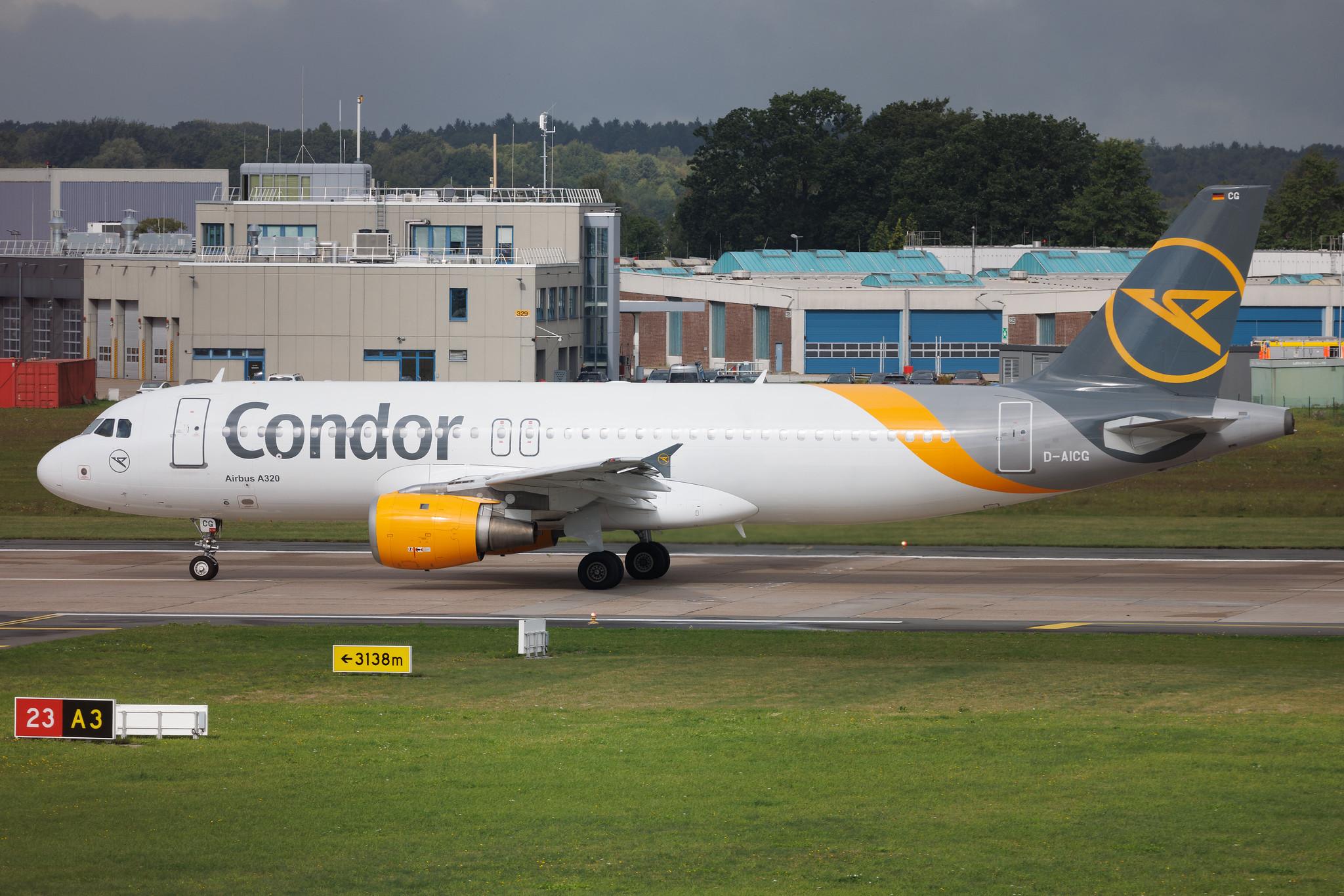 Hamburg Airport: Condor (DE / CFG) | Airbus A320-212 A320 | D-AICG | MSN 0957