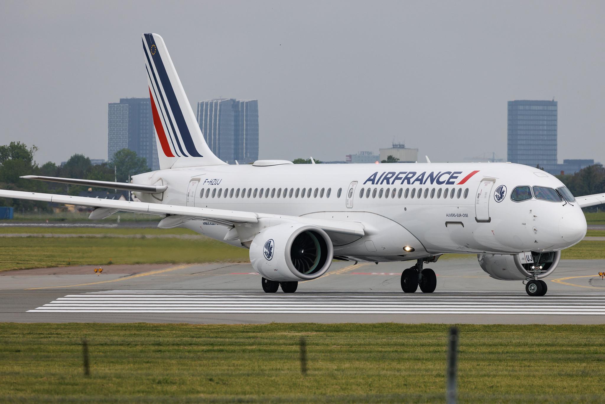 Copenhagen Airport: Air France (AF / AFR) | Airbus A220-300 BCS3 | F-HZUJ | MSN 55171