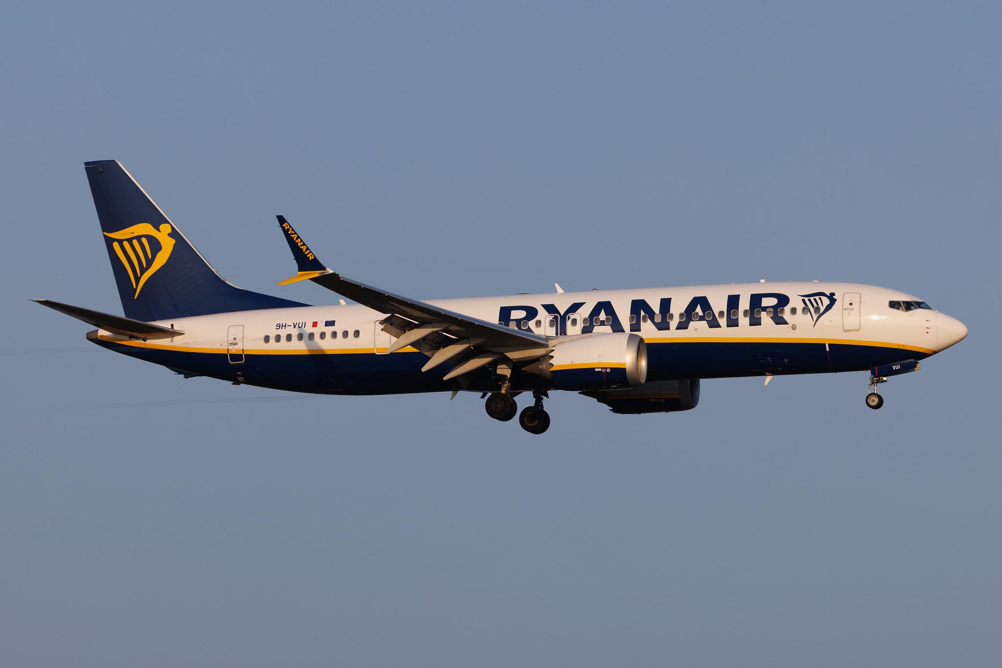 Copenhagen Airport: Ryanair (FR / RYR) | Operator: Malta Air | Boeing 737 MAX 8-200 B38M | 9H-VUI | MSN 62302