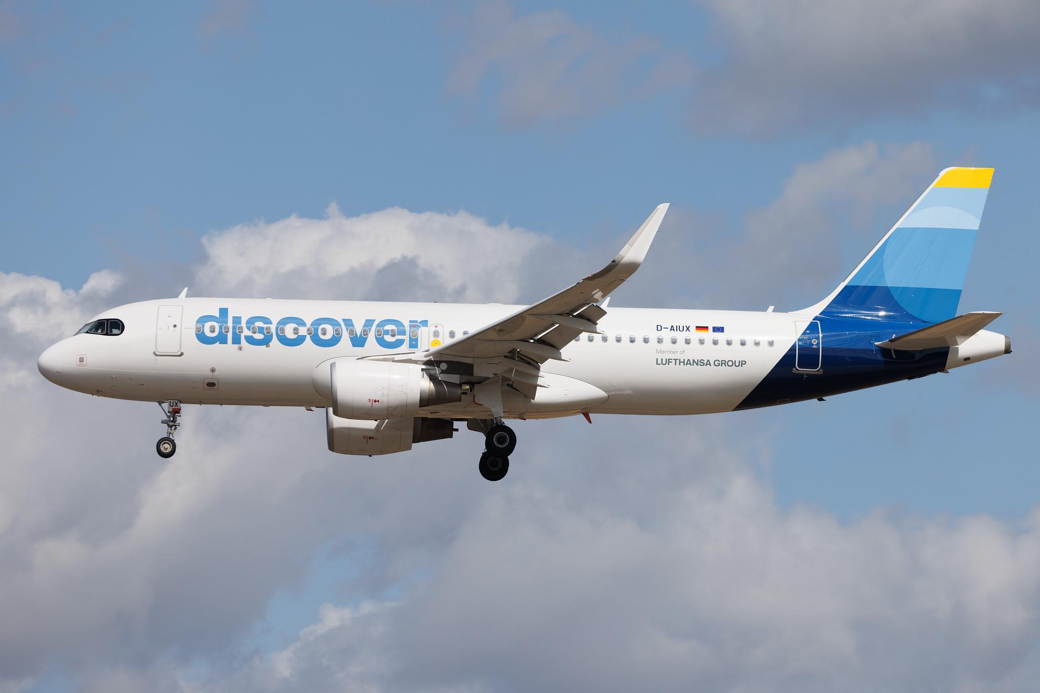 Frankfurt Airport: Discover Airlines (4Y / OCN) | Airbus A320-214 A320 | D-AIUX | MSN 7256