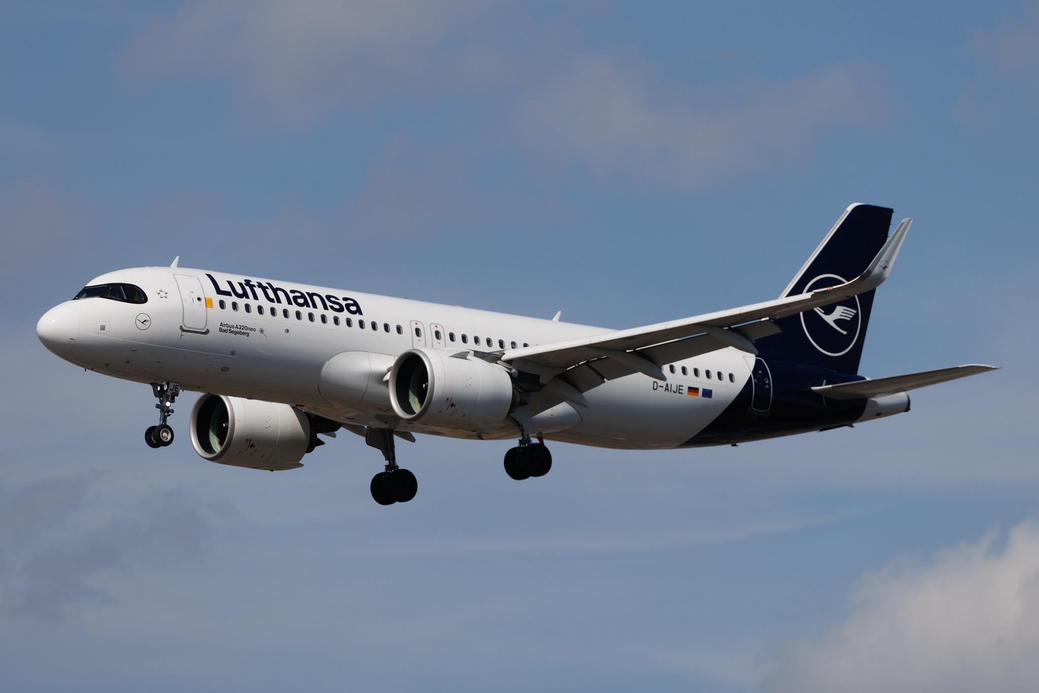 Frankfurt Airport: Lufthansa (LH / DLH) | Airbus A320-271N A20N | D-AIJE | MSN 10360