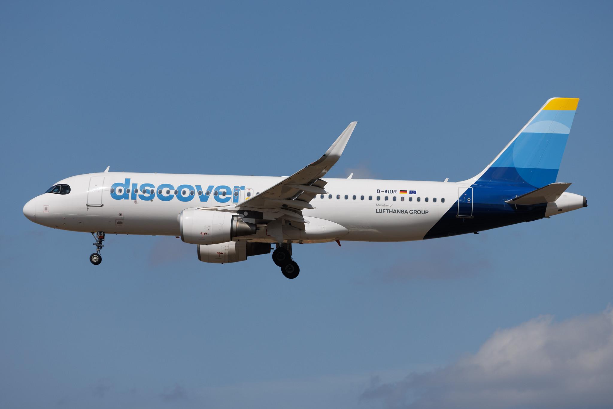 Frankfurt Airport: Discover Airlines (4Y / OCN) | Airbus A320-214 A320 | D-AIUR | MSN 6985