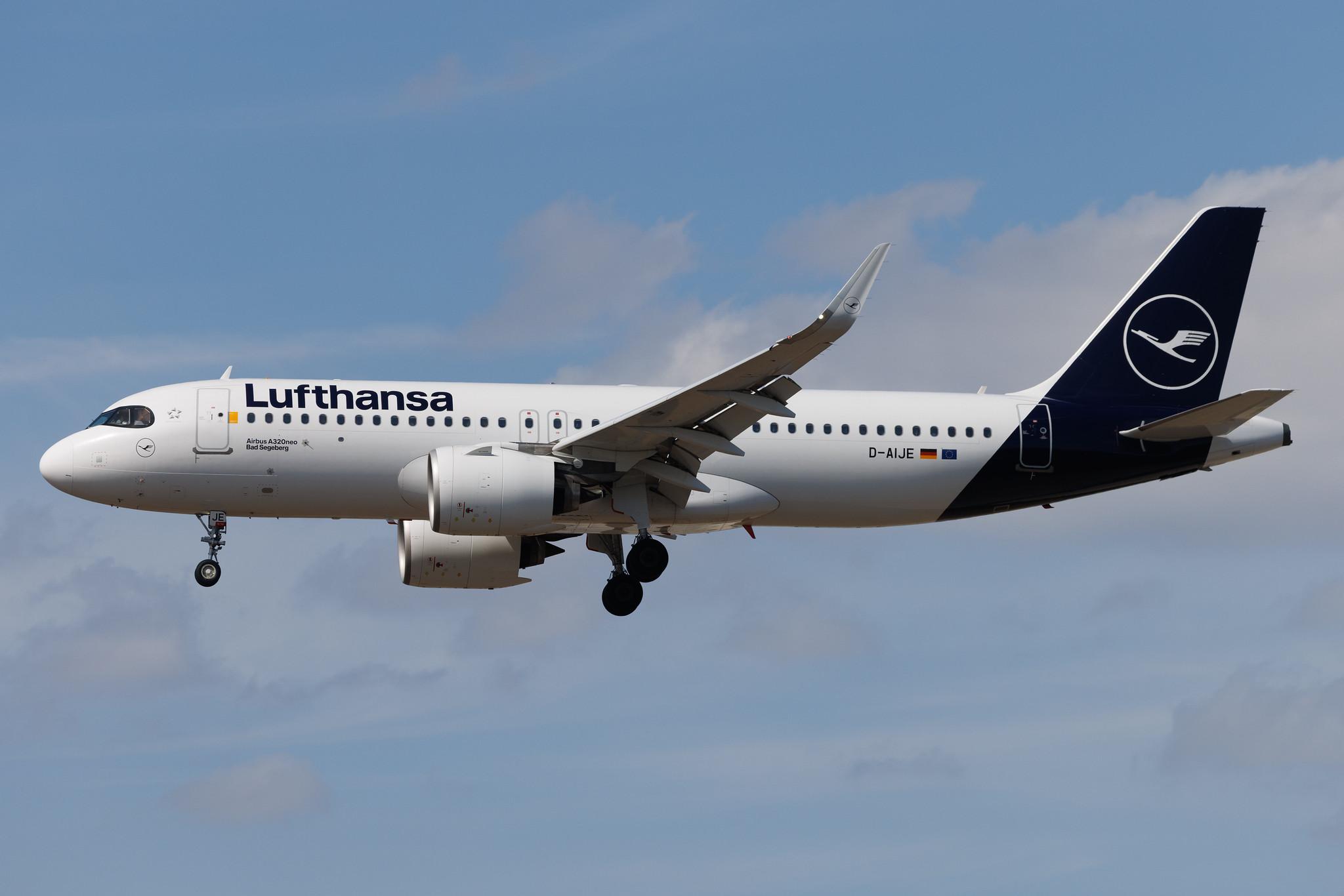 Frankfurt Airport: Lufthansa (LH / DLH) | Airbus A320-271N A20N | D-AIJE | MSN 10360