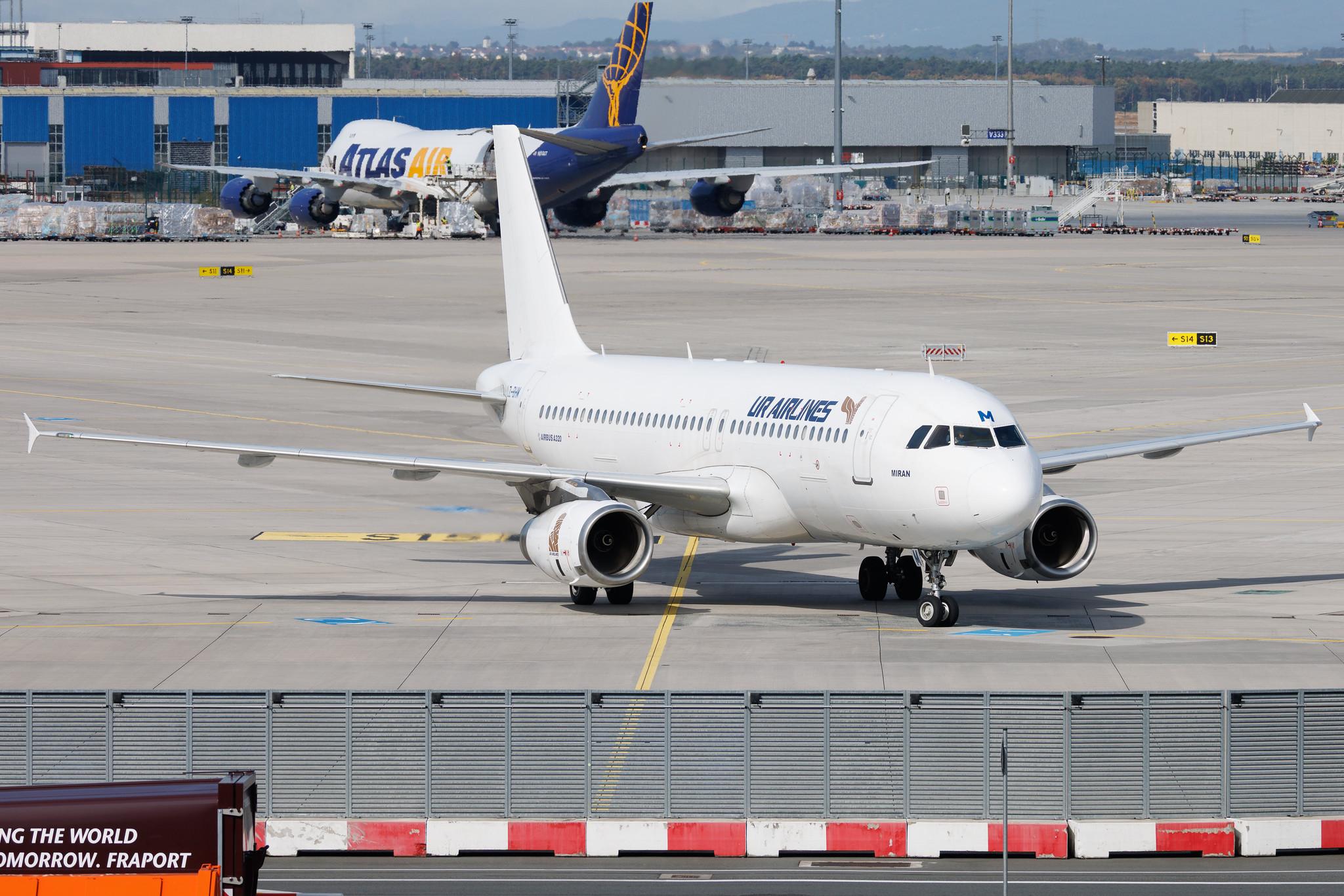 Frankfurt Airport: UR Airlines (UD / UBD) | Operator: BH Air | Airbus A320-232 A320 | LZ-BHM | MSN 2457