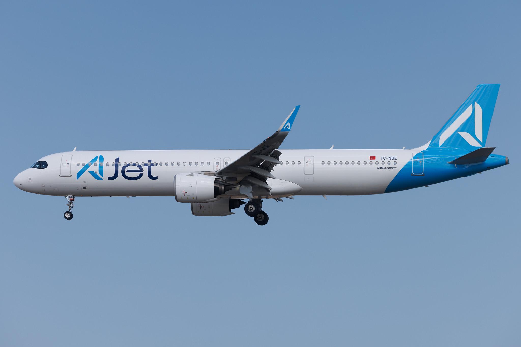 Frankfurt Airport: AJet (VF / TKJ) | Airbus A321-271NX A21N | TC-NDE | MSN 08906