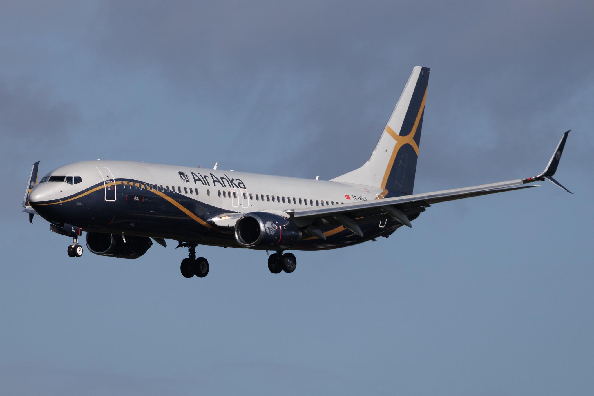 Hamburg Airport: Air Anka (6K / TAH) | Boeing 737-85F B738 | TC-MGJ | MSN 28828