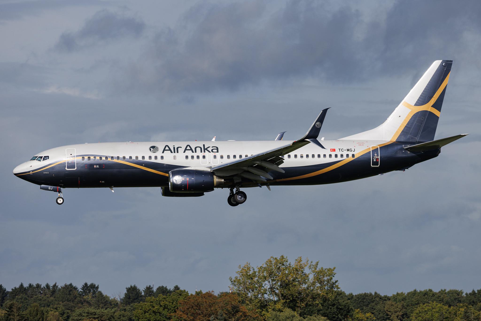 Hamburg Airport: Air Anka (6K / TAH) | Boeing 737-85F B738 | TC-MGJ | MSN 28828